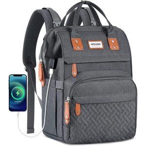 Diaper Bag Backpack, Large Travel Diaper Bag Backpack with USB Charging Port